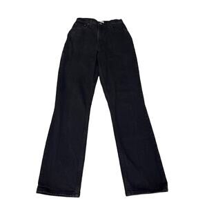 Abercrombie & Fitch Curve Love 90s Straight Jeans 25/0 Black Ultra High Rise